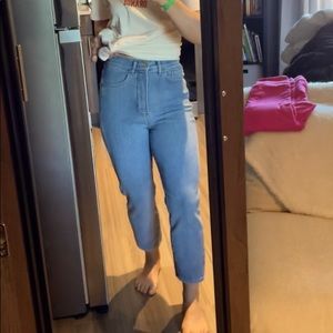 Cropped jeans